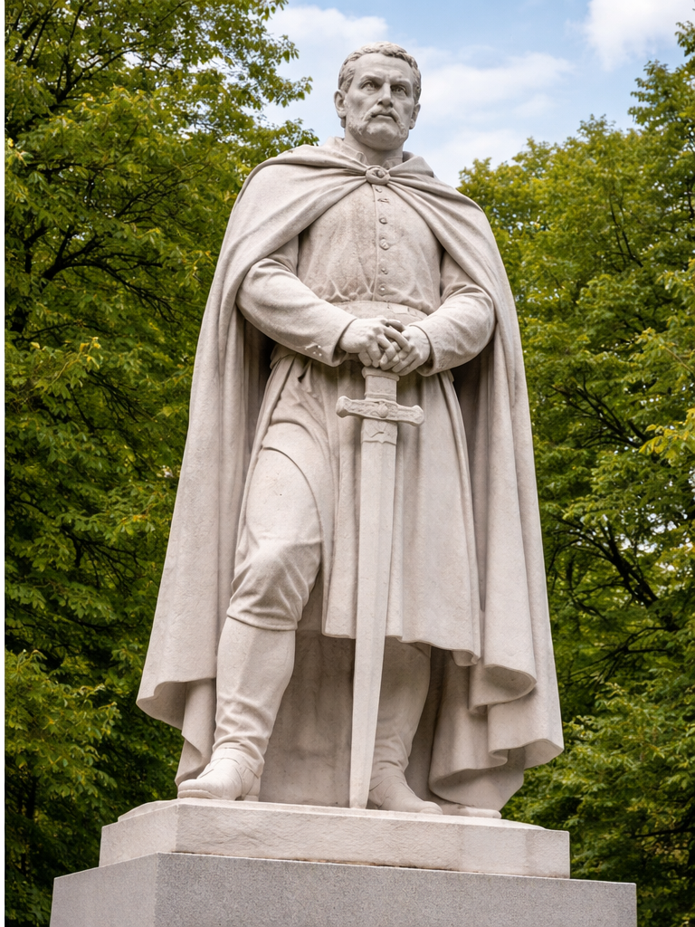 Renowacja pomnika - po czyszczeniu